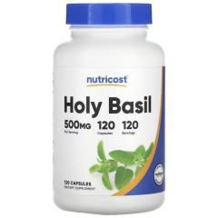 Nutricost, базилик священный, 500 мг, 120 капсул